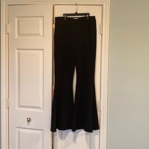 H&M bell bottom pant with seam detail